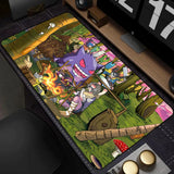 Kawaii Japan Anime Mouse Pad PC Colorful Gamer Cabinet Mousepad XXL P-pokemon Keyboard Rug Laptop Gaming Rubber Desk Mat