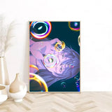 1pc Anime J-Jujutsu K-Kaisen M-Mahito Poster Sticky Wall Art Printing Waterproof Home Living Bed Room Aesthetic Decor