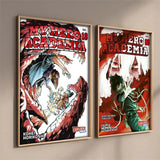 Japan Anime Figure My Hero Academia Aesthetic Cover Posters and Prints Canvas Painting Wall Arts Pictures Room Decoration Gifts