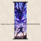 Hot Blooded Anime Jujutsu Kaisen Print Canvas Poster Satoru Gojo Home Decoration Mural Wall Art Scrolls Picture Hanging Painting