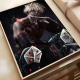 M-My Hero AcademiaS Anime Poster HD Waterproof PVC Wall Art - Aesthetic Removable For Office Home Bedroom