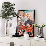 My Hero Academia Kaminari Denki  Classic Anime Poster Fancy Wall Sticker for Living Room Bar Decoration Decor Art Wall Stickers