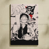 Anime One Piece Home Decoration Canvas Painting Pictures Monkey D. Luffy Figures Wall Art Prints Poster For Living Room No Frame