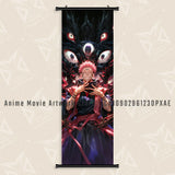 Hot Blooded Anime Jujutsu Kaisen Print Canvas Poster Satoru Gojo Home Decoration Mural Wall Art Scrolls Picture Hanging Painting