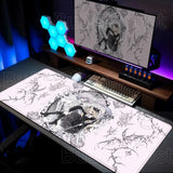 New DEATH NOTE Misa Amane Mousepad Black Pretty Anime Girl Mouse Pad Non-slip Gamer Keyboard Notebook Desk Mat PC Computer Table