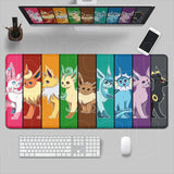 HD Printing Anime Mousepad P-Pokemons E-Eevees Large Mouse Mat MousePads Game Office Laptop Desk Mat PC 900x400mm XXL Mouse Pad