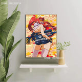 Gurren Lagann Anime Canvas Wall Art x  Modern Home Decor Poster for Bedroom or Living Room Personalized Gift Stylish Family Deco