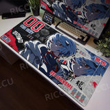 Large Mats E-E-Evangelione Mouse Pad Gamer Desk XXL Rug Office Accessories Computer Table Carpets Anime PC Gaming E-Sports Pads