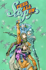 Japanese Anime Steel Ball Run Poster Print Gyro Zeppeli JoJo's Bizarre Adventure Poster Comics Wall Art Canvas Painting Decor