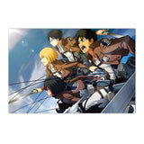 Anime Attack on Titan Poster  Levi Allen Mikasa Figure Wall Art Canvas Print for Bedroom Living Room Decor  Perfect Gift