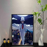 Anime Kaitou Kid Detective Conan Magic Kaito-Detective Conan Poster HD Posters Home Room Bar Cafe Decor Art Wall Painting Pictur
