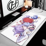 Cute Anime Girl Large Mouse Pad Kawaii Computer Mousepad XXL Rubber Mouse Mat 900x400mm Locking Edge Keyboard Pad Desk Mat