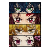 Anime Demon Slayer Poster for Wall Art Wallpaper Kimetsu No Yaiba Picture Print Canvas Painting Home Kawaii Room Decor Aesthetic