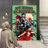 Japan Anime Figure My Hero Academia Aesthetic Cover Posters and Prints Canvas Painting Wall Arts Pictures Room Decoration Gifts