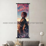 Anime Demon Slayer: Kimetsu No Yaiba Figures Poster Canvas Print Hanging Painting Wall Art Scrolls Picture Home Decoration Mural