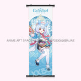 Genshin Impact Game Character Home Decor HD Print Paintings Anime Picture Wall Art Canvas Interior Posters Bedside Background