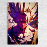 Hot-blooded Anime Figures Dragon Ball Super Saiyan Goku Gohan Vegeta HD Poster Art Picture Living Home Decorative Painting Gift
