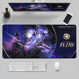 New Genshin Impact Desk Mat Anime Gaming Cool Durin Flins Gaming Mouse Pad Lock Edge 1000x500mm Playmat Office Keyboard Mousepad