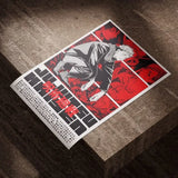J-JujutsuES Japan Anime K-KaisenES Poster Sticky Wall Art Printing Waterproof Home Living Bed Room Bar Hallway Aesthetic Decor