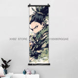 Naruto Home Decoration Scrolls Picture Hyuga Hinata Anime Canvas Wall Art Interior Hanging Painting Uchiha Itachi Figures Poster