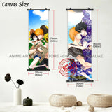 Anime BLEACH Figures Posters Kurosaki Ichigo Wall Art Scrolls Picture Kuchiki Rukia Home Decor Canvas Japanese Hanging Painting