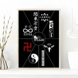Anime T-Tokyo Revengers Poster Art Painting Poster With Prints Home bedroom living room decoration gift