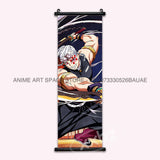 Demon Slayer Hanging Painting Home Decor Kamado Tanjirou Wall Art Anime Poster Uzui Tengen Canvas Scrolls Pictures Living Room