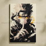 Hot Blooded Anime Naruto Home Decorative Canvas HD Prints Paintings Ink Style Pictures Uchiha Itachi Wall Art Frameless Poster