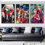 Anime G-Ghost Trick Phantom Detective Poster Art Pictures For Living Room Decor Home Decor Painting