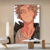 Anime My Hero Academia Hawks Classic Anime Poster Self-adhesive Art Waterproof Paper Sticker Coffee House Bar Room Wall Decor