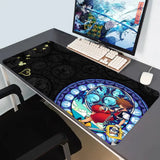 Gaming Large Mouse Pad Anime Kingdom Hearts Non-Slip Laptop Notebook Mousepad Desk Decor Extended Mouse Mats Office Keyboard Pad