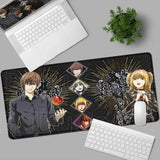 New DEATH NOTE Misa Amane Mousepad Black Pretty Anime Girl Mouse Pad Non-slip Gamer Keyboard Notebook Desk Mat PC Computer Table