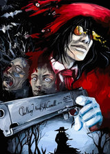 Horror Anime Hellsing Ultimate Posters Manga Canvas Painting Prints Home Decor Living Room Study Decoration Mural Wall Art