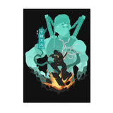 Anime Demon Slayer Canvas Poster Tanjiro Nezuko Home Wall Art Painting Print Pictures Kids Bedroom Living Room Decor Mural Gifts