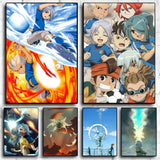 I-Inazuma E-Eleven Anime Poster Paper Print Home Living Room Bedroom Entrance Bar Restaurant Cafe Art canvas Painting Decoration