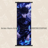 Anime Jujutsu Kaisen Scrolls Pictures Zenin Maki Canvas Wall Art Hanging Paintings Printed Poster Living Room Home Decoration
