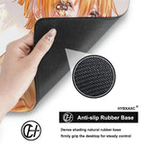 Zenitsu Agatsuma Anime Demon Slayer Mousepad Mouse Mat Desk Mat With Pad Gaming Accessories Prime Gaming XXL Keyboard Pad