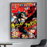 My Hero Academia Kaminari Denki Classic Anime Anime Posters Sticky HD Quality Wall Art Retro Posters for Home Room Wall Decor
