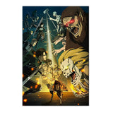 Anime Attack on Titan Poster  Levi Allen Mikasa Figure Wall Art Canvas Print for Bedroom Living Room Decor  Perfect Gift