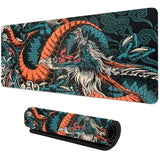 Japanese Dragon  Gaming Mousepad Speed Desk Mat Anime Theme Keyboard Gamer Mouse Pad for Esports