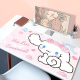 Kawaii Mouse Pad Laptop Anime Gamer Cabinet Keyboard Rug Cute Cartoon C-cinnamoroll Desk Mat PC Gaming Mousepad For Girl Gifts