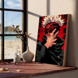 Jujutsu Kaisen Anime Posters Sticky Decoracion Painting Wall Art White Kraft Paper Wall Decor