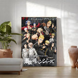 Anime T-Tokyo R-Revenger Poster Multi-Purpose Wall Art for Living Room Bedroom Office Hallway Bar Home Decor Gift