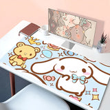 Kawaii Mouse Pad Laptop Anime Gamer Cabinet Keyboard Rug Cute Cartoon C-cinnamoroll Desk Mat PC Gaming Mousepad For Girl Gifts