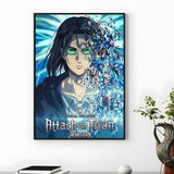 Popular Anime A-Attack on Titan Poster HD Waterproof Self-Adhesive Wall Art Multi-Scene Application