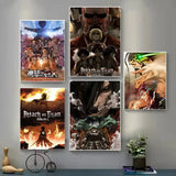 Anime A-Attack on Titan Poster Art with prints Home bedroom living room decoration gift