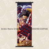 Japanese Hot Classic Anime One Piece Luffy Hanging Scrolls Painting Interior Home Decor Wall Art Poster Canvas Print HD Picture