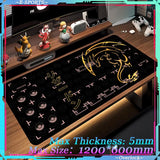 Mouse Pad Large Desk Mat P_Pokemones Anime Playmat 900x400 Xxl TGM PTCG Card Games Speed Computer and Office Gamer Cabinet mat