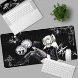 New DEATH NOTE Misa Amane Mousepad Black Pretty Anime Girl Mouse Pad Non-slip Gamer Keyboard Notebook Desk Mat PC Computer Table