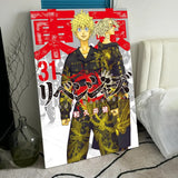 T-Tokyo Revengers Anime Poster HD PVC Wall Art - Waterproof Self Adhesive Mildew Resistant For Home Office Bar